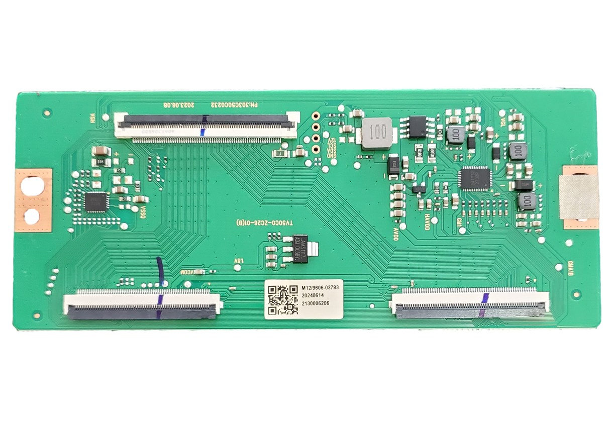 513C50C0M12 Onn T-Con, TV50CO-ZC26-01 (B), M12, 100012585