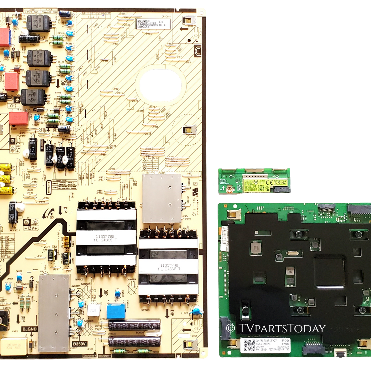 QN75LS03BDFXZA Samsung TV Repair Parts Kit, BN9417607K Main Board, BN