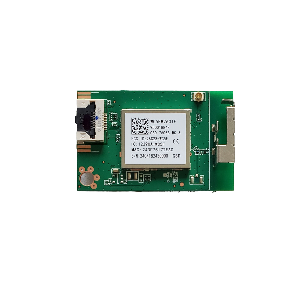 WC5FM2601F Westinghouse Wi-Fi Module, 950018848, SC4FM2601F, WR43FX2212