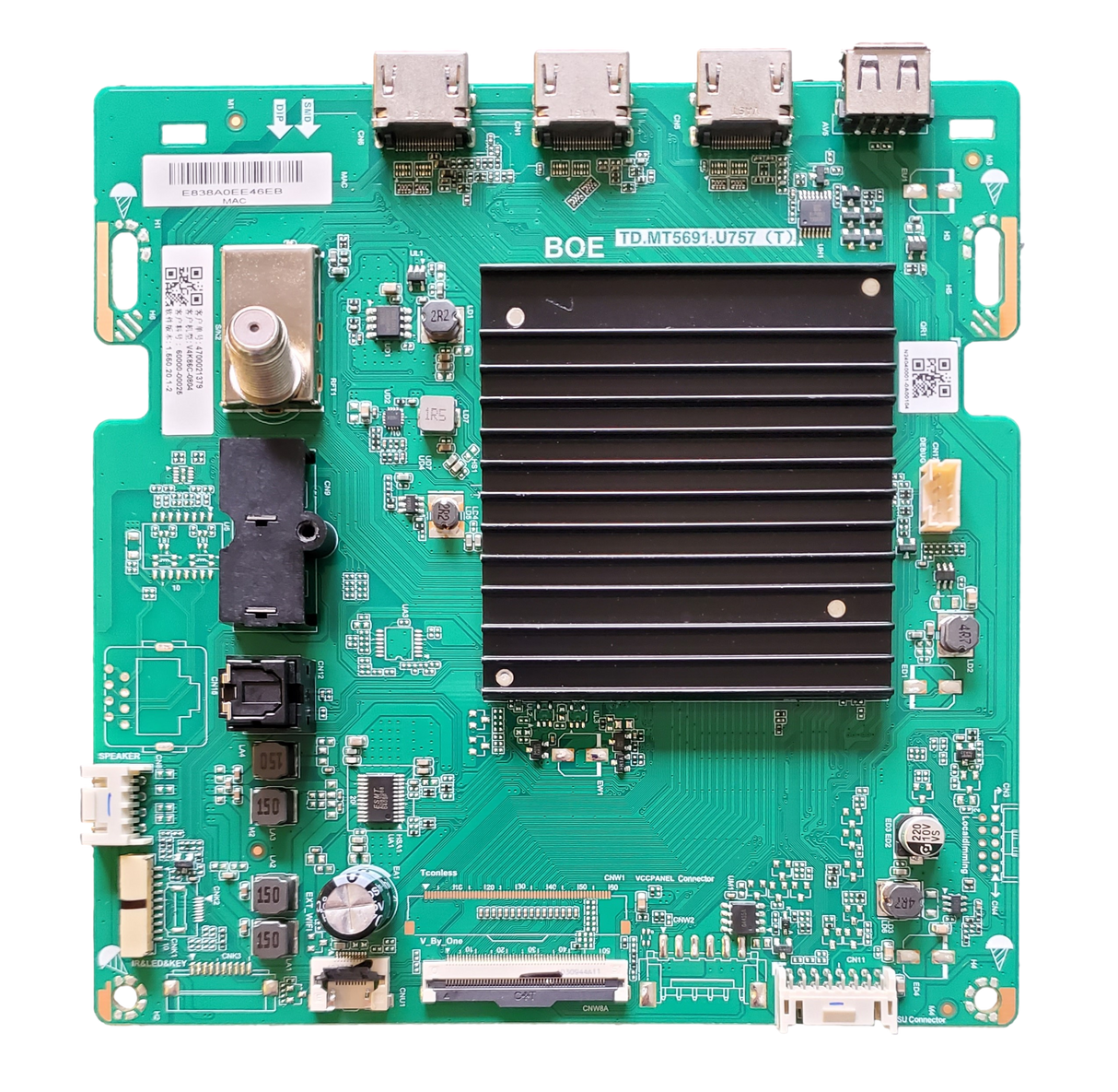 60000-000251 Vizio Main Board, 60000-000251, TD.MT5691.U757 (T), V4K86C-0804