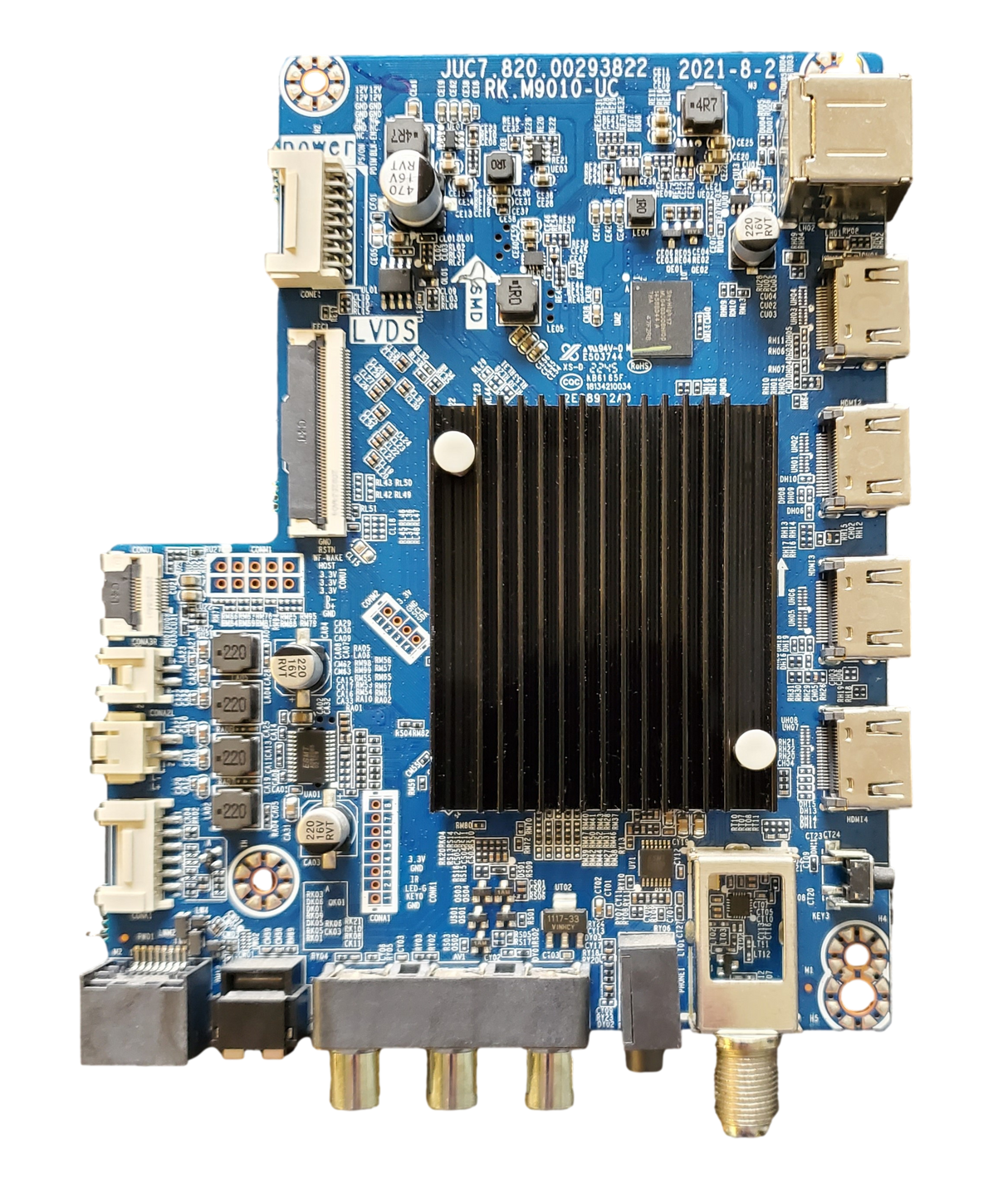 N22204-CH Onn Main Board, N22204-CH, JUC7.820.00293822, 100012585