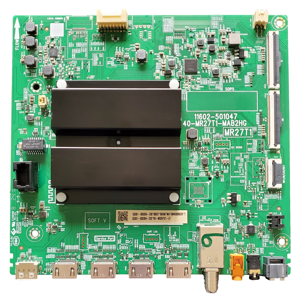 超ポイントアップ祭 G0301-000394-Z00 40-MR27T1 TG11602-501047, Board, Main TCL タイムセール