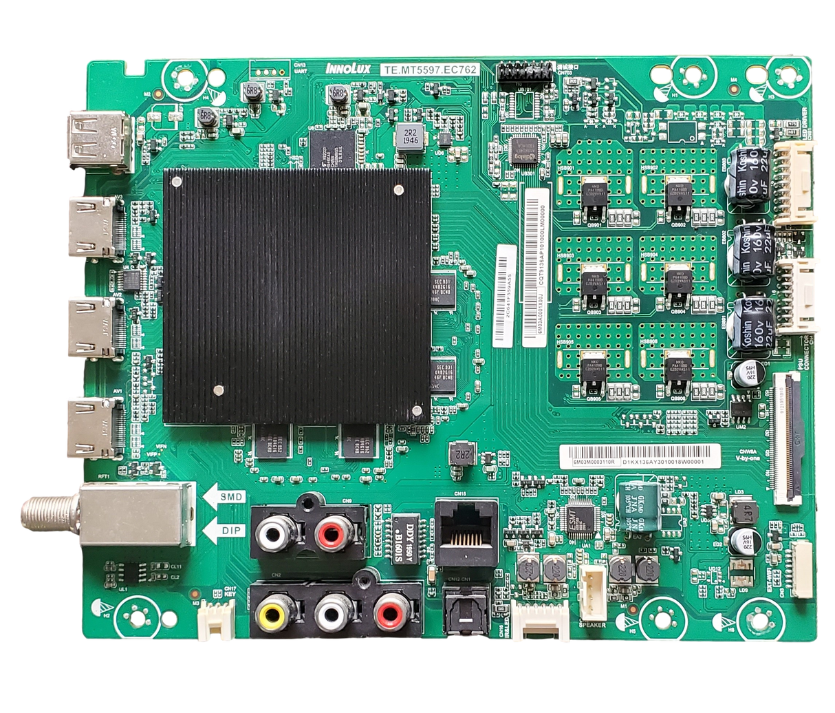 6M03M0003110R Vizio Main Board, TE.MT5597.EC762, V655-G9