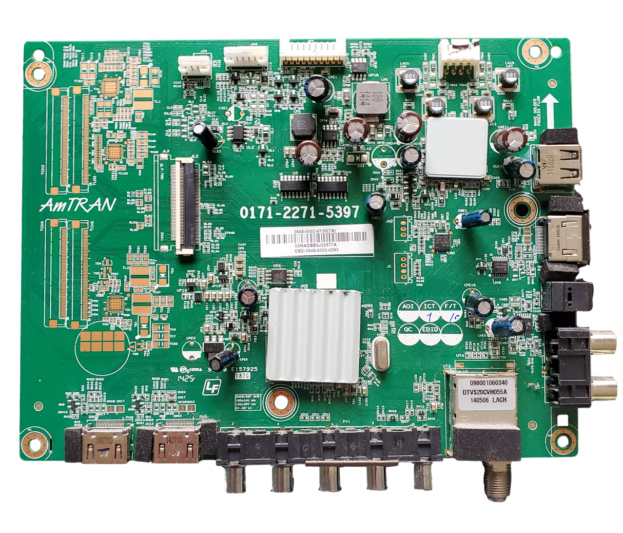 9LE364800520395 Sharp Main Board, 9LE364800520395, 3648-0052-0395, 3648-0052-0150, 0171-2271-5397, LC-48LE551U