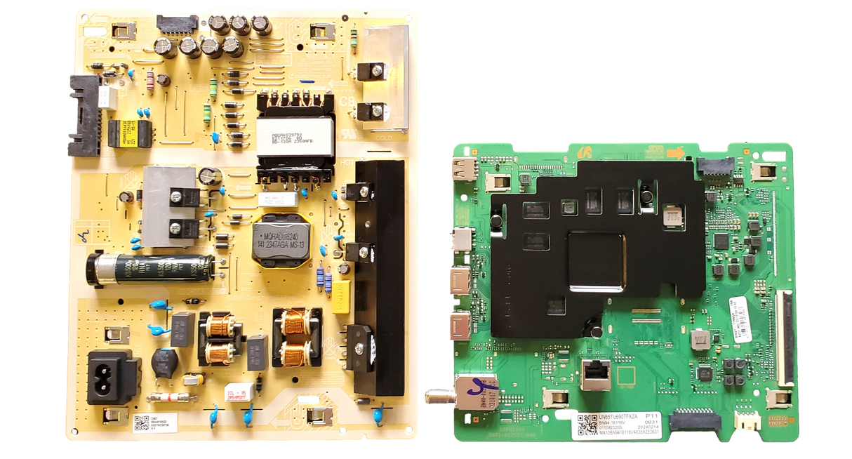 UN65TU690TFXZA Samsung TV Repair Parts Kit, BN94-16116V Main Board, BN44-01055D Power Supply, UN65TU690TFXZA U247, UN65TU690TFXZA