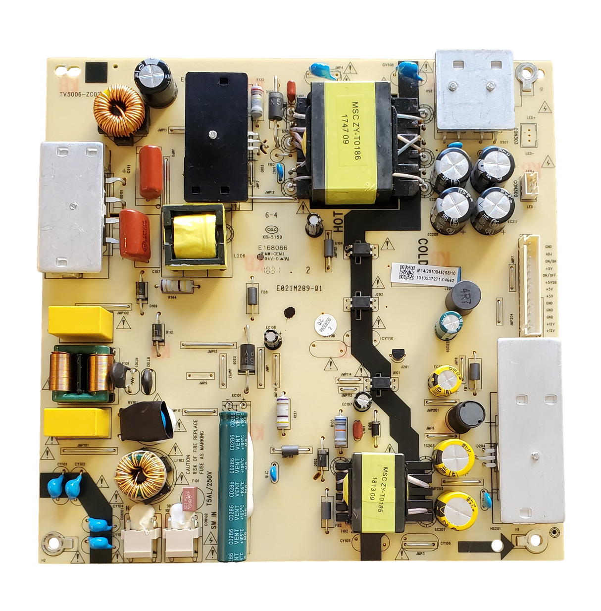 514C5006M14 RCA Power Supply, TV5006-ZC02-02, M14, RLDED5098-F-UHD