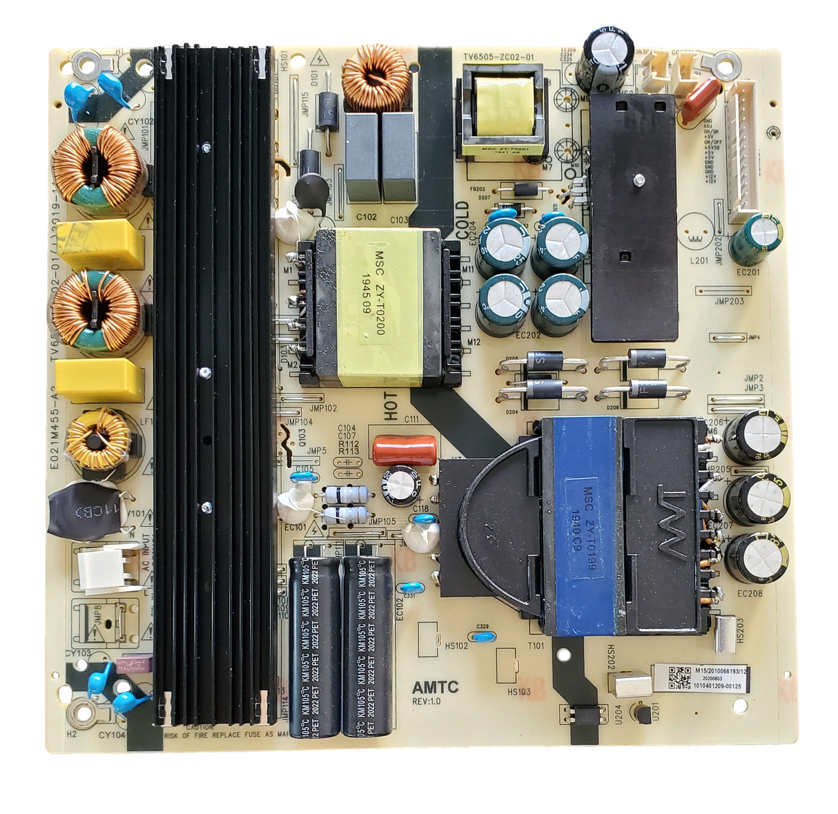 514C6505M15 RCA Power Supply, TV6505-ZC02-01, RTRQ5522-US