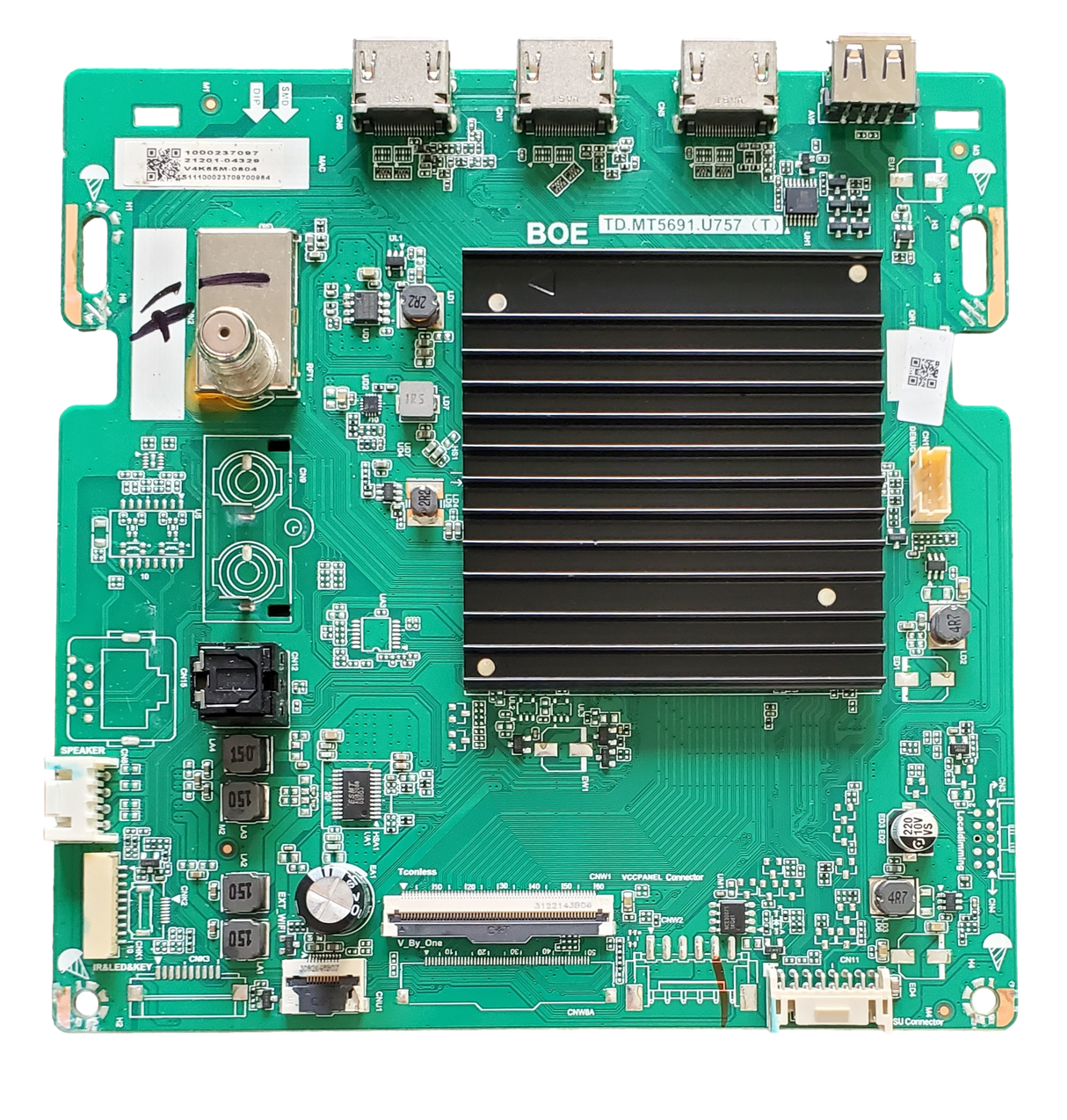 21201-04329 Vizio Main Board, 21201-04329, TD.MT5691.U757 (T), V4K65M-0804