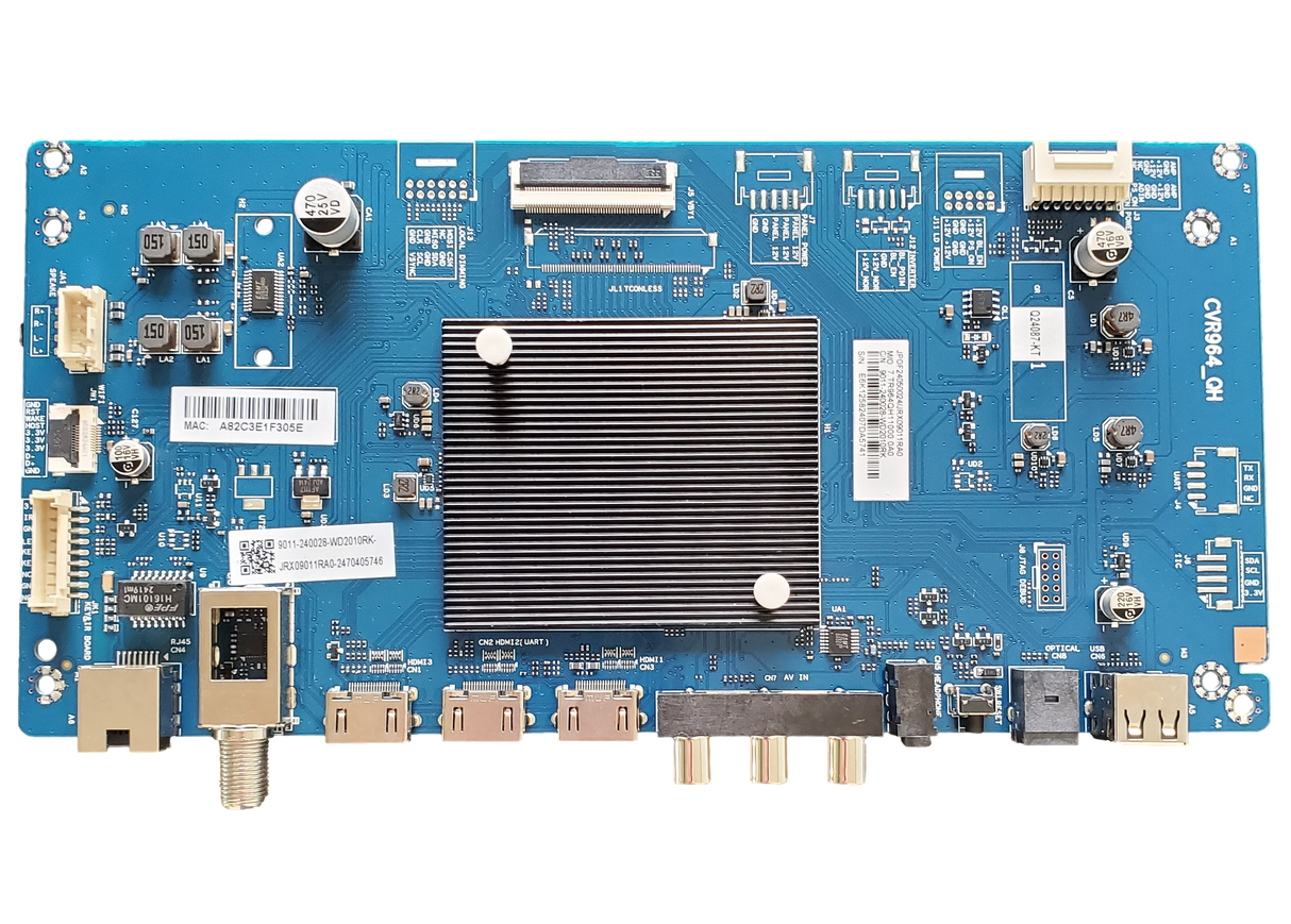 9011-240028-WD2010RK Onn Main Board, CVR964_QH, 100012586