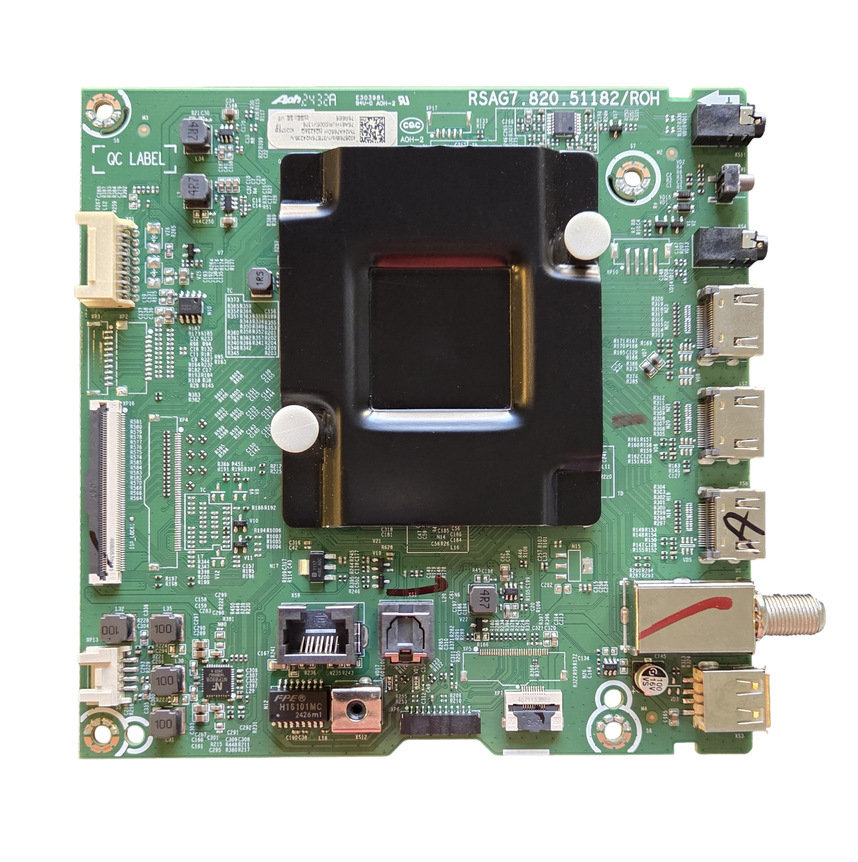 402576B Hisense Main Board, 402576B, 402575B, RSAG7.820.51182/ROH, 75R6E5