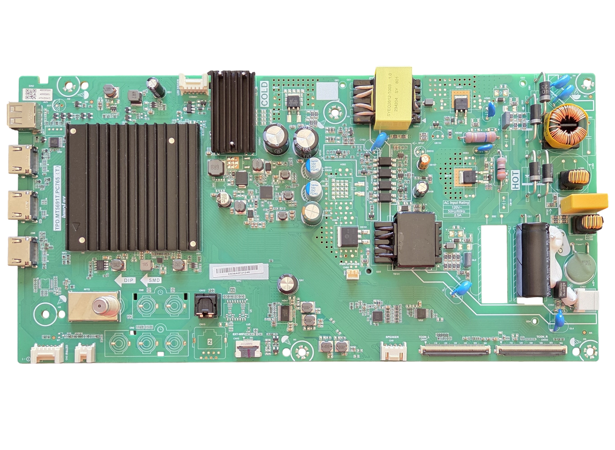 6M03A000ES00J Vizio Main Board/Power Supply, A000ES00J, TPD.MT5691T.PC765(T), V4K50C-0809