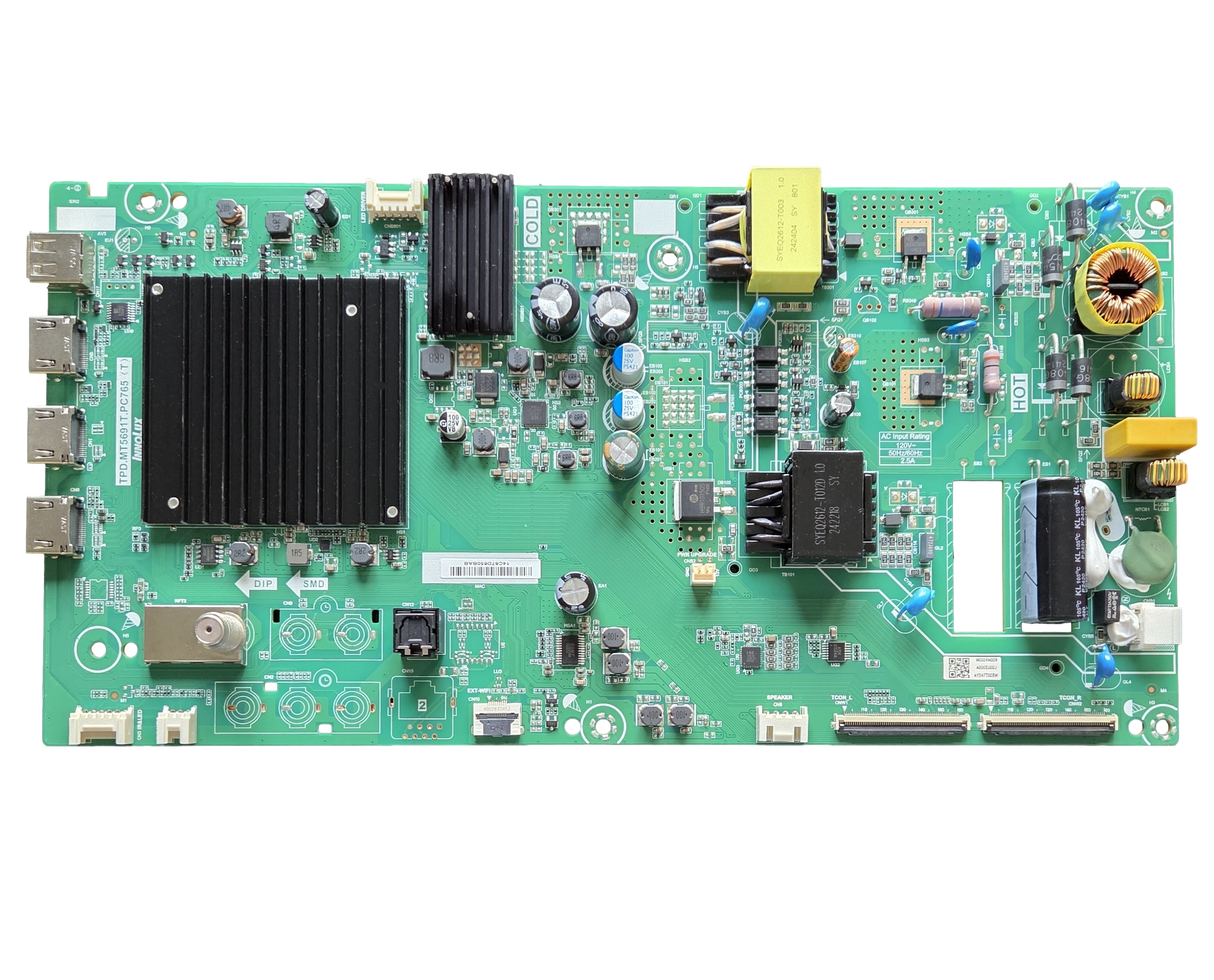 6M03A000EU00J Vizio Main Board/Power Supply, TPD.MT5691T.PC765, A000EU00J, V505-J09