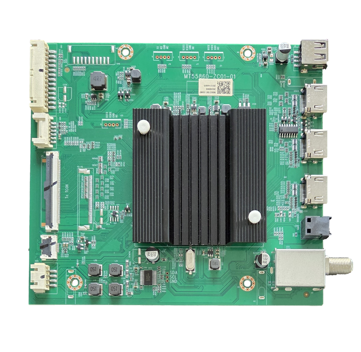 515C55860M06 Vizio Main Board, MT55860-ZC01-01, V4K65M-0810