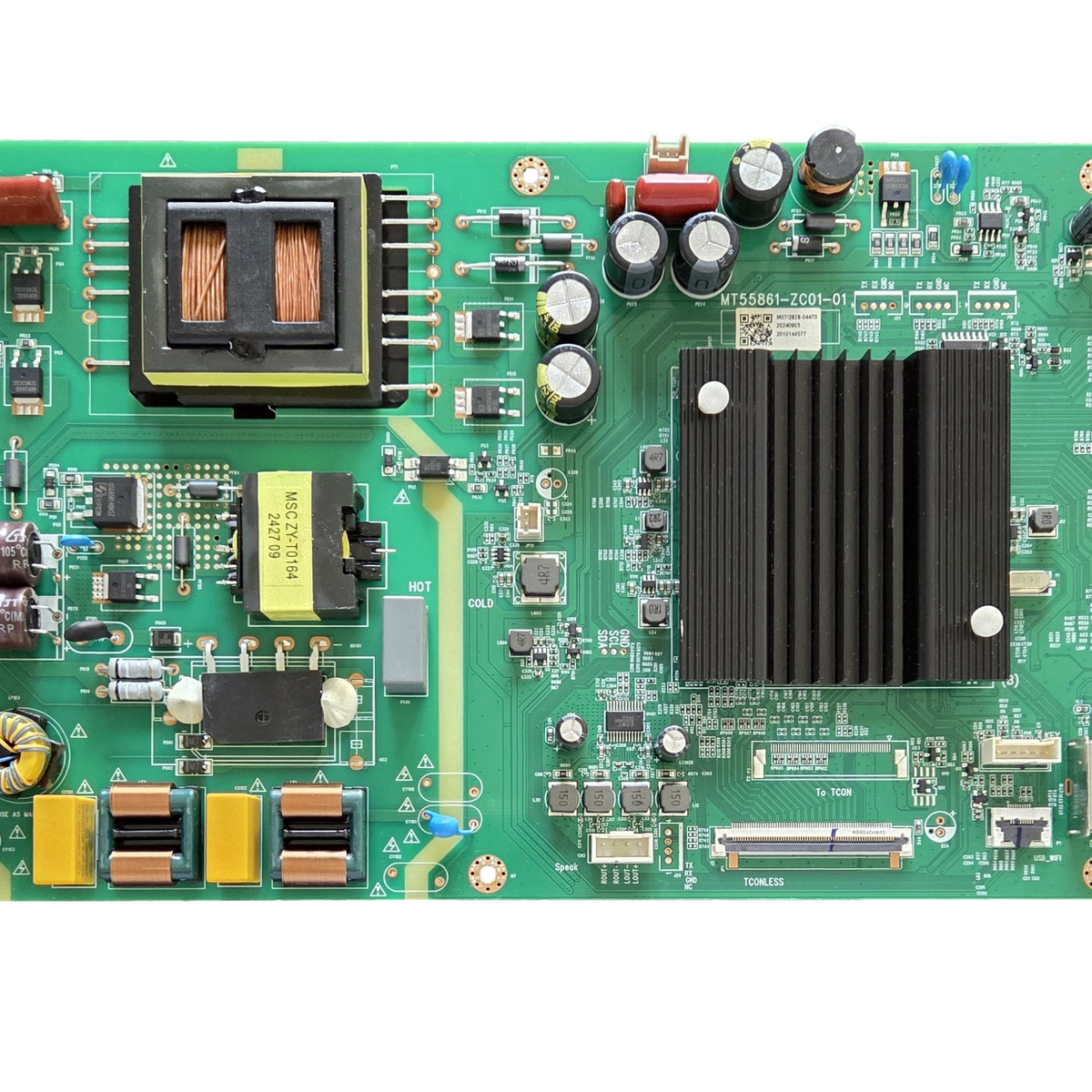 515C55831M07 Vizio Main Board/Power Supply, MT55861-ZC01-01, M07
