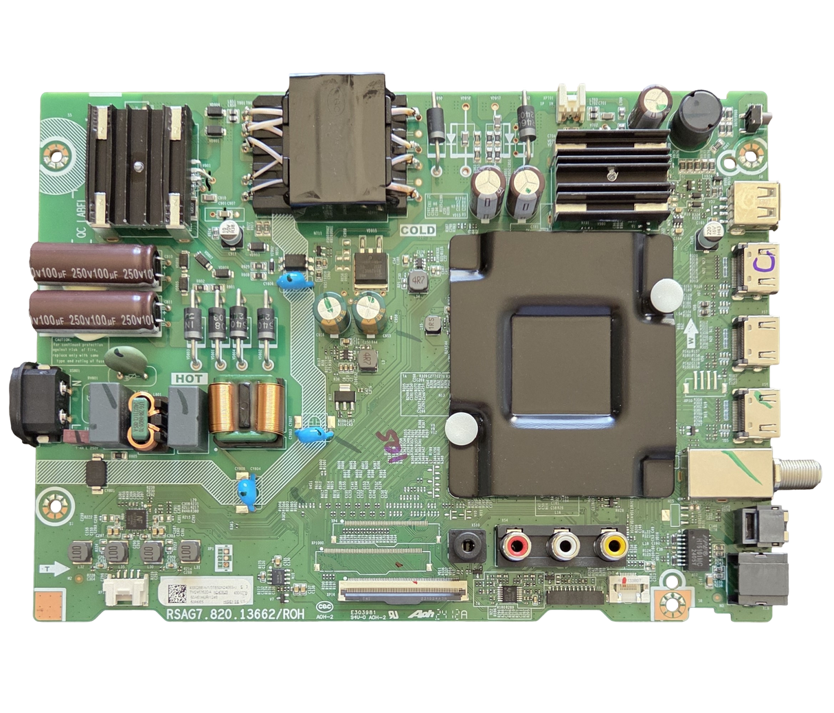 400028 Hisense Main Board, 400028, 400027, RSAG7.820.13662/ROH, 50R6E5