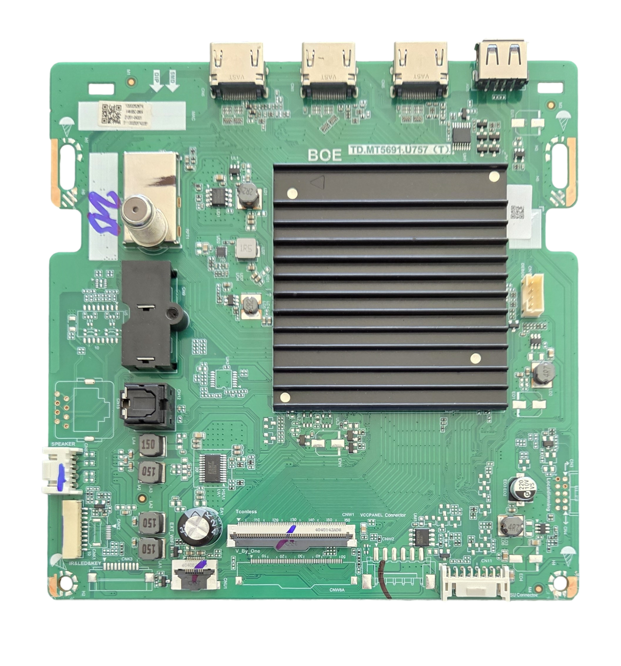 21201-04331 Vizio Main Board, TD.MT5691.U757, V4K65C-0804