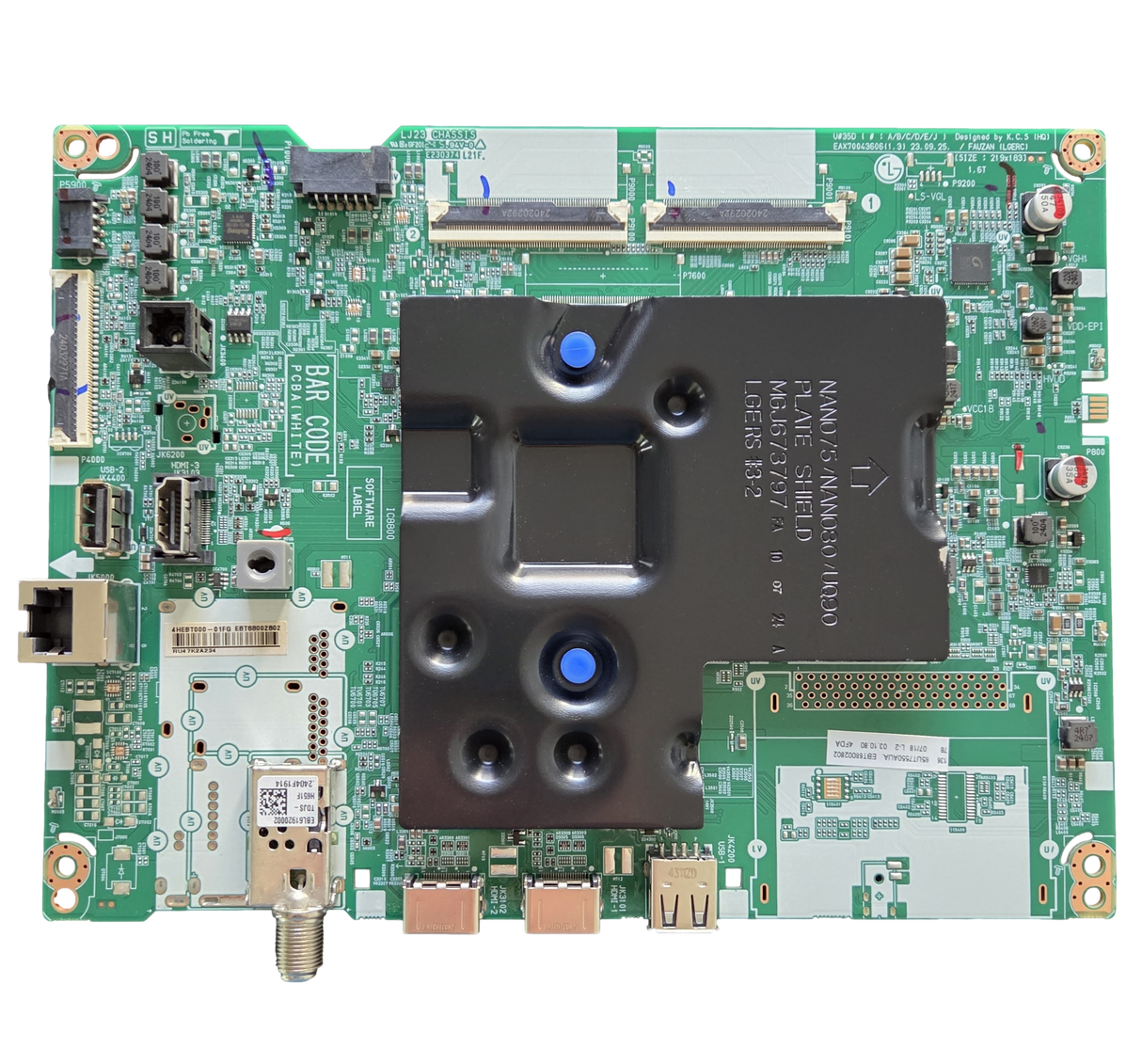 EBT68002802 LG Main Board, EAX70043606 (1.3), 65UT7550AUA, 65UT7550AUA.BUSCLKR