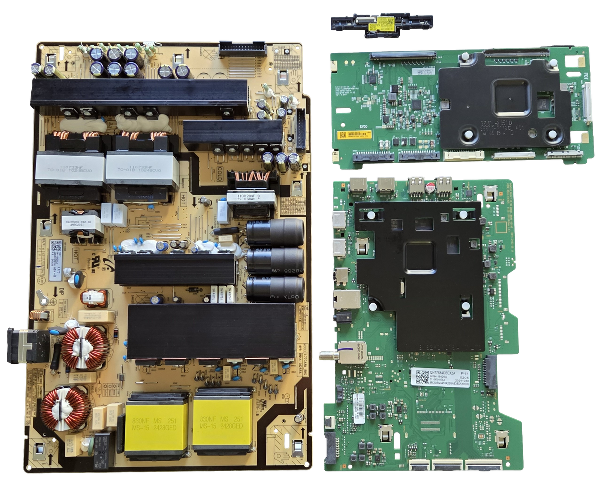 QN77S84DBEXZA Samsung TV repair parts Kit, BN94-18426G Main Board, BN44-01255A Power Supply, 6871L-7780B T-Con, BN59-01447A Wifi, QN77S84DBEXZA, QN77S84DAEXZA