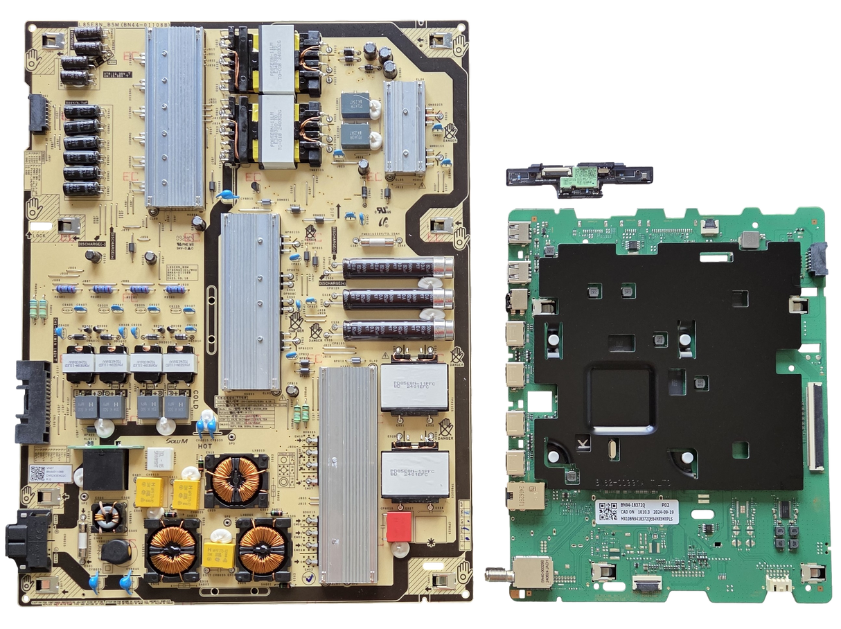 QN85Q70DAFXZA Samsung TV Repair Parts Kit, BN94-18372Q Main Board, BN44-01108A Power Supply, BN59-01402A Wifi, QN85Q70DAFXZA CA04, QN85Q70DAFXZA