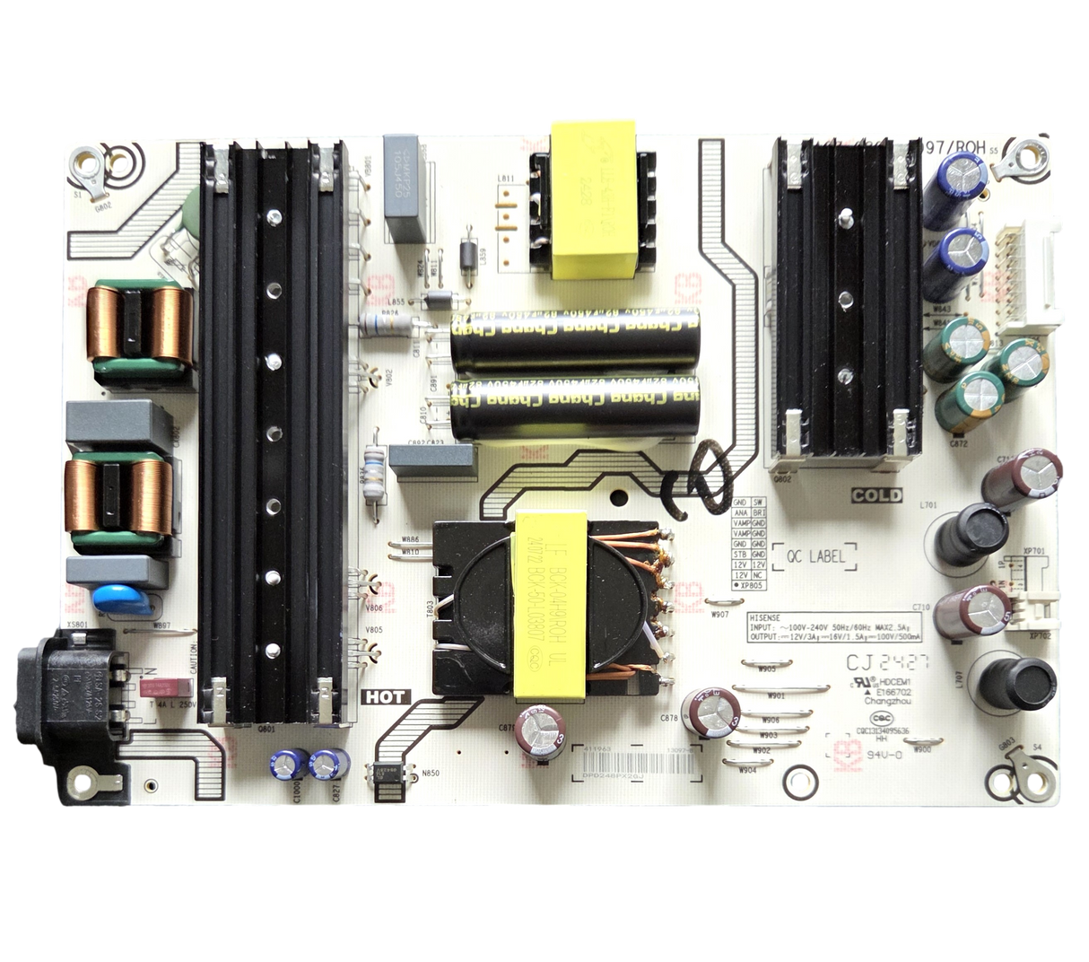 411963 Hisense Power Supply, RSAG7.820.13097/ROH, 65R6E4