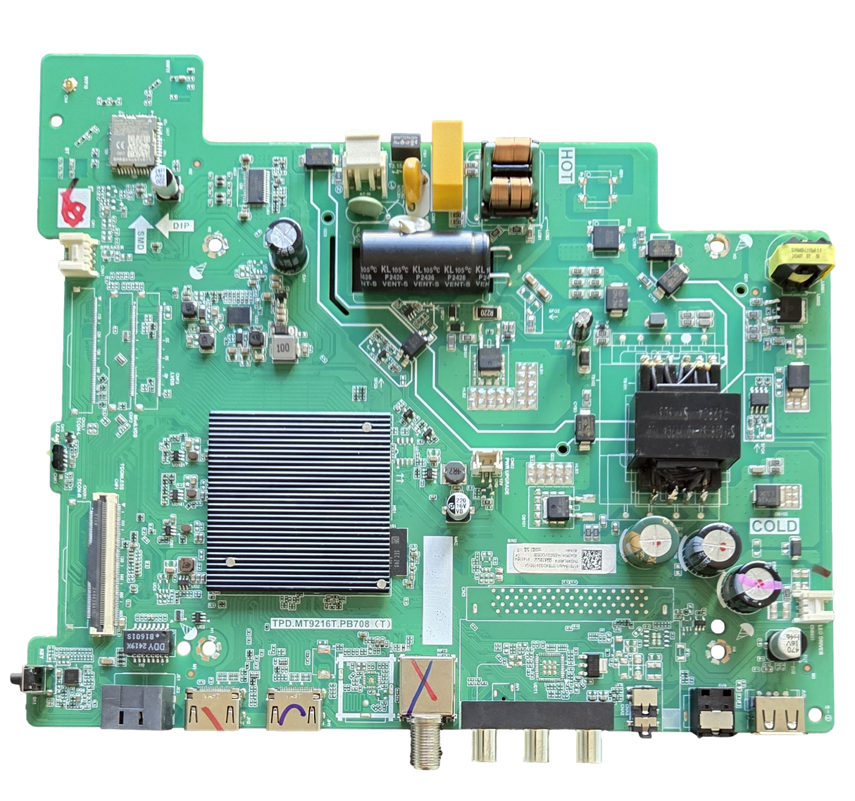 417819A Hisense Main Board, 414838A, TPD.MT9216T.PB708, 40G2419CUH00832, 40A4K