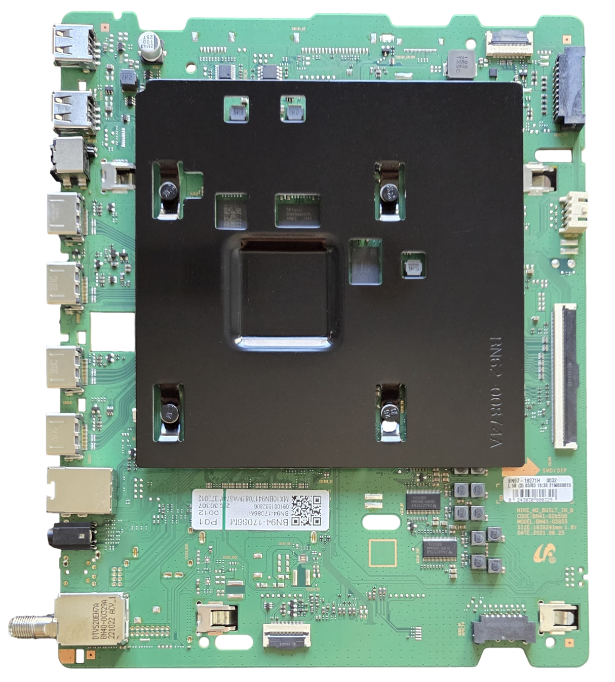 BN94-17086M Samsung Main Board, BN97-18271H, BN41-02855B, QN55QN85AAFXZA