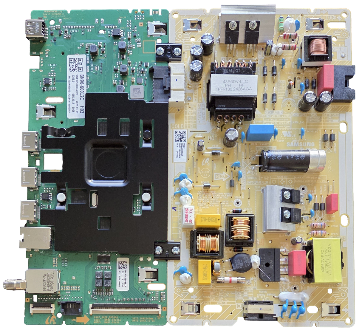 BN96-60012C-Combo Samsung Main Board/Power Supply, BN96-60012C-Combo, BN44-1266C, UN43DU7200FXZA