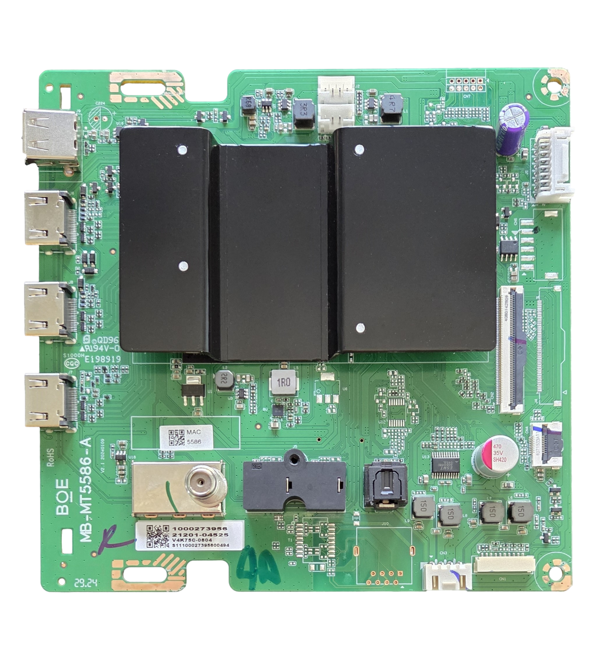 21201-04525 Vizio Main Board,MB-MT5586-A, V4K75C-0804