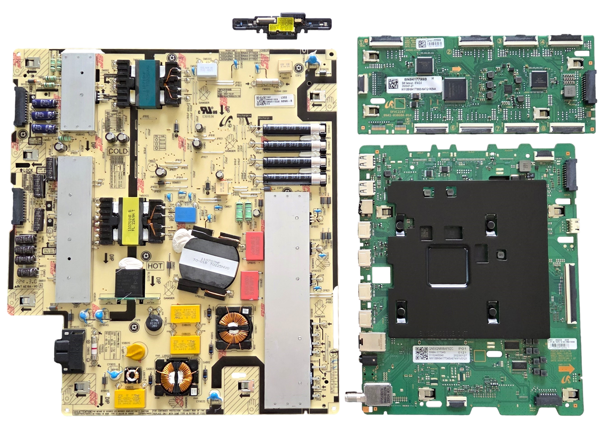 QN55QN85BAFXZA Samsung TV Repair Parts Kit, BN94-17734S Main Board, BN44-01162A Power Supply, BN94-17799B LED Driver, BN59-01397A Wifi, QN55QN85BAFXZA