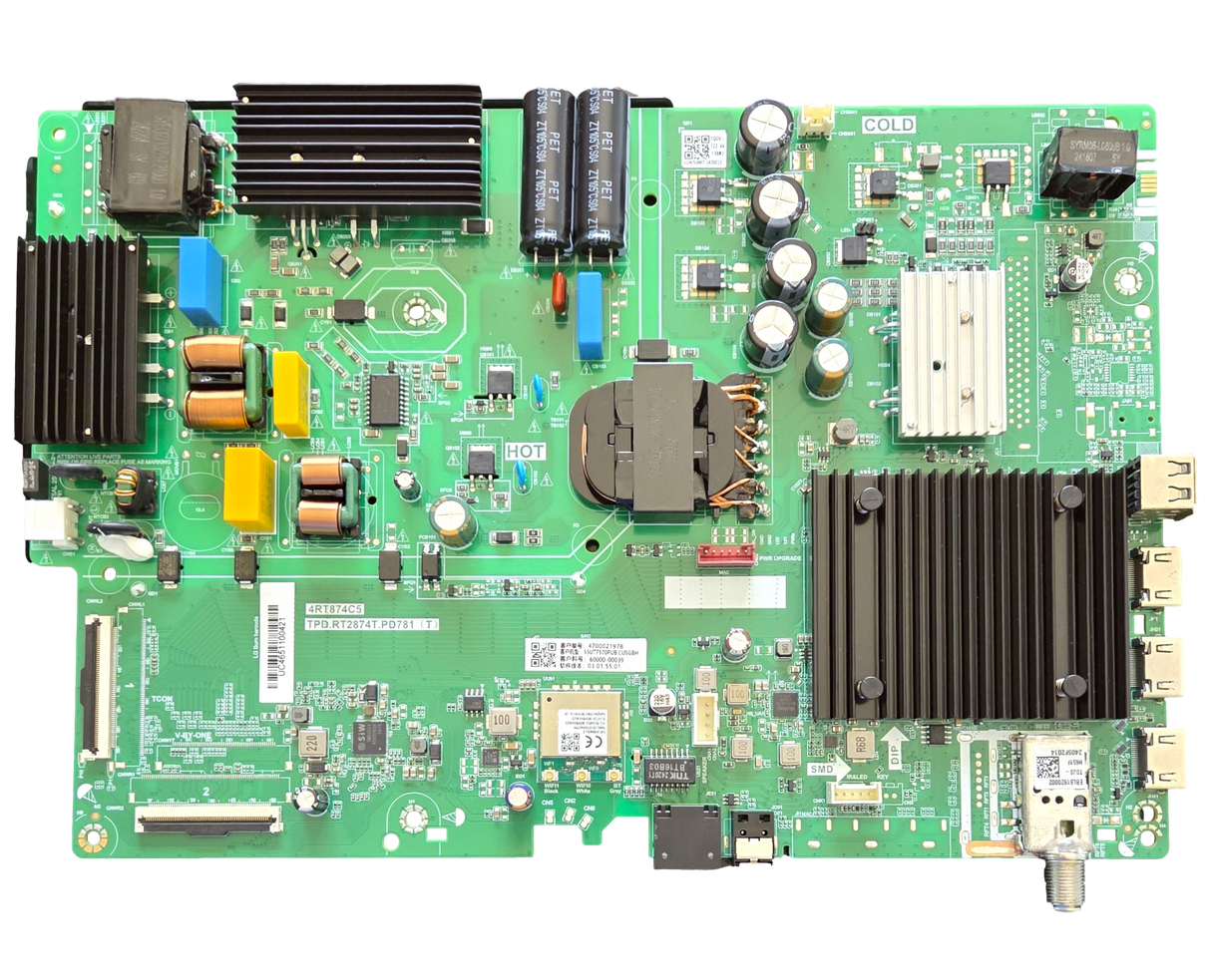 60000-00039 LG Main Board, 4RT874C5, TPD.RT2874T.PD781 (T), 55UT7570PUB.CUSGBH, 55UT7570PUB