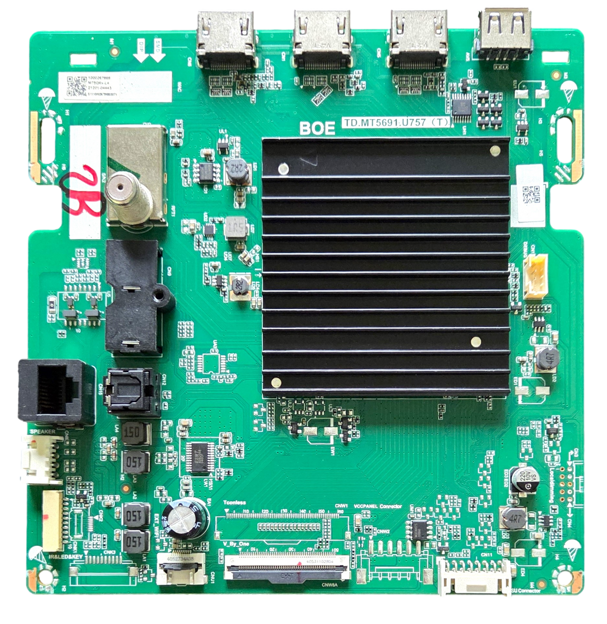21201-04443 Vizio Main Board, TD.MT5691.U757 (T), 1000267868, M75Q6x-L4