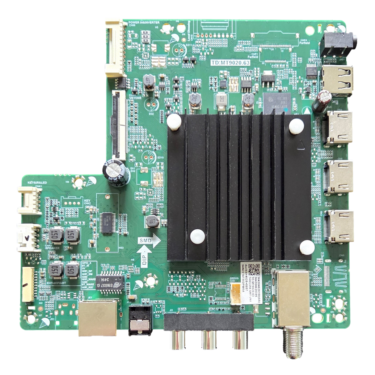 3643-0462-0150 Insignia Main Board, 364304620150, 3643-0462-0395, TD.MT9020.63, NS-43F301NA25