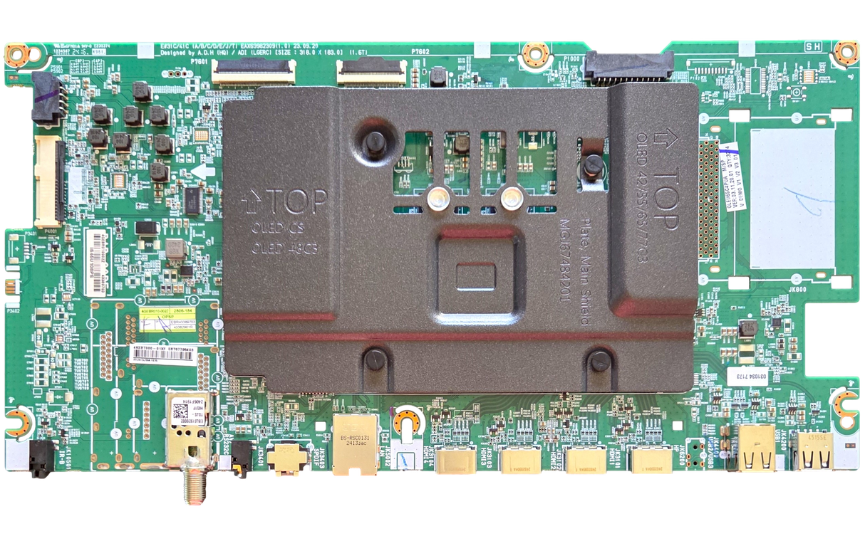 EBT67795403 LG Main Board, EAX69982309(1.0), OLED65C4PUA, OLED65C4PUA.CUSQLJR