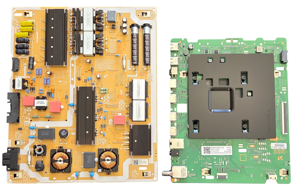 QN65Q7DAAFXZA Samsung TV Repair Parts Kit, BN94-16842S Main Board, BN44-01106B Power Supply, QN65Q7DAAFXZA