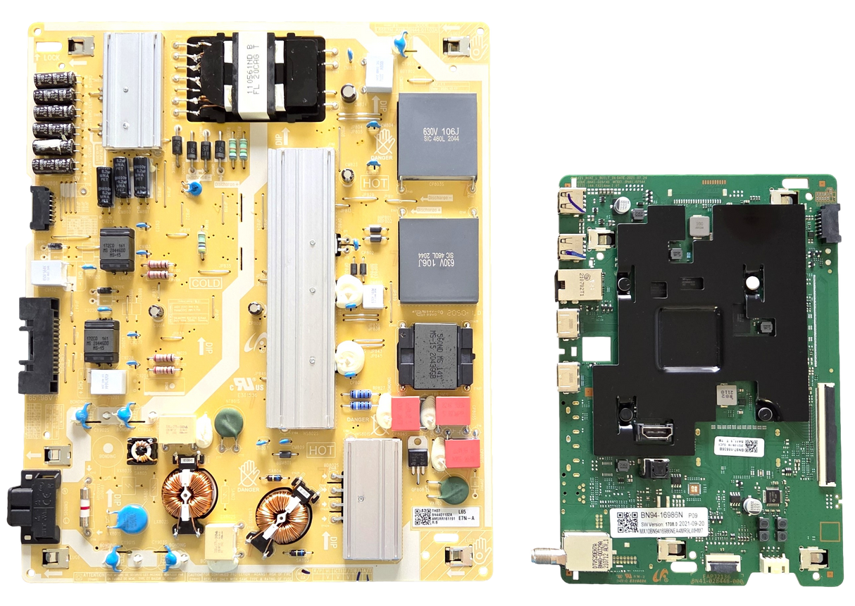 QN65Q6DAAFXZA Samsung TV Repair Parts Kit, BN94-16986N Main Board, BN44-01102A Power Supply, QN65Q6DAAFXZA UA15, QN65Q6DAAFXZA