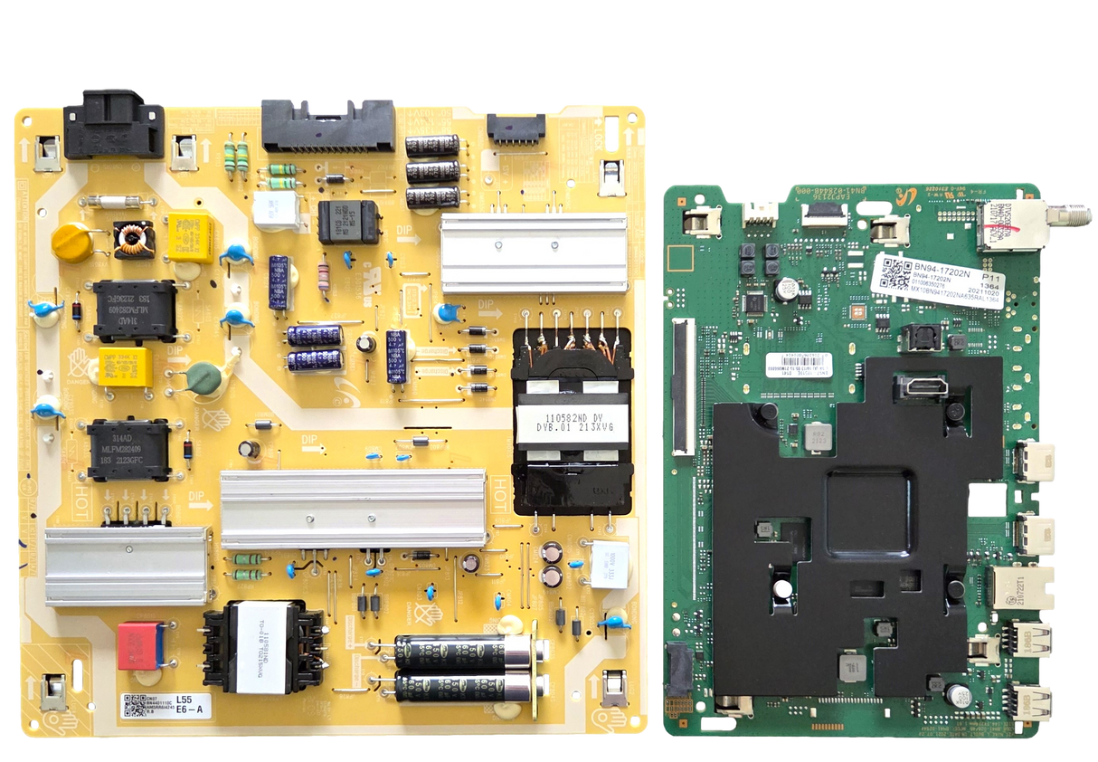 UN50AU8000FXZA Samsung TV Repair Parts Kit, BN94-17202N Main Board, BN44-01110C Power Supply, UN50AU8000FXZA XE20, UN50AU8000FXZA