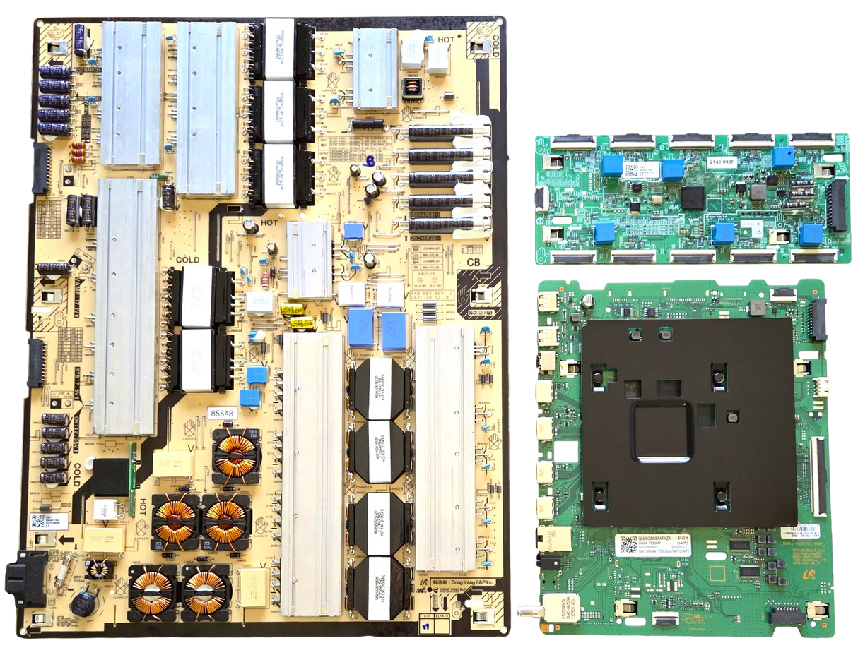 QN85QN85AAFXZA Samsung TV Repair Parts Kit, BN94-17300M / BN94-17329E Main Board, BN44-01116A Power Supply, BN44-01136A LED Driver, QN85QN85AAFXZA AA02, QN85QN85AAFXZA