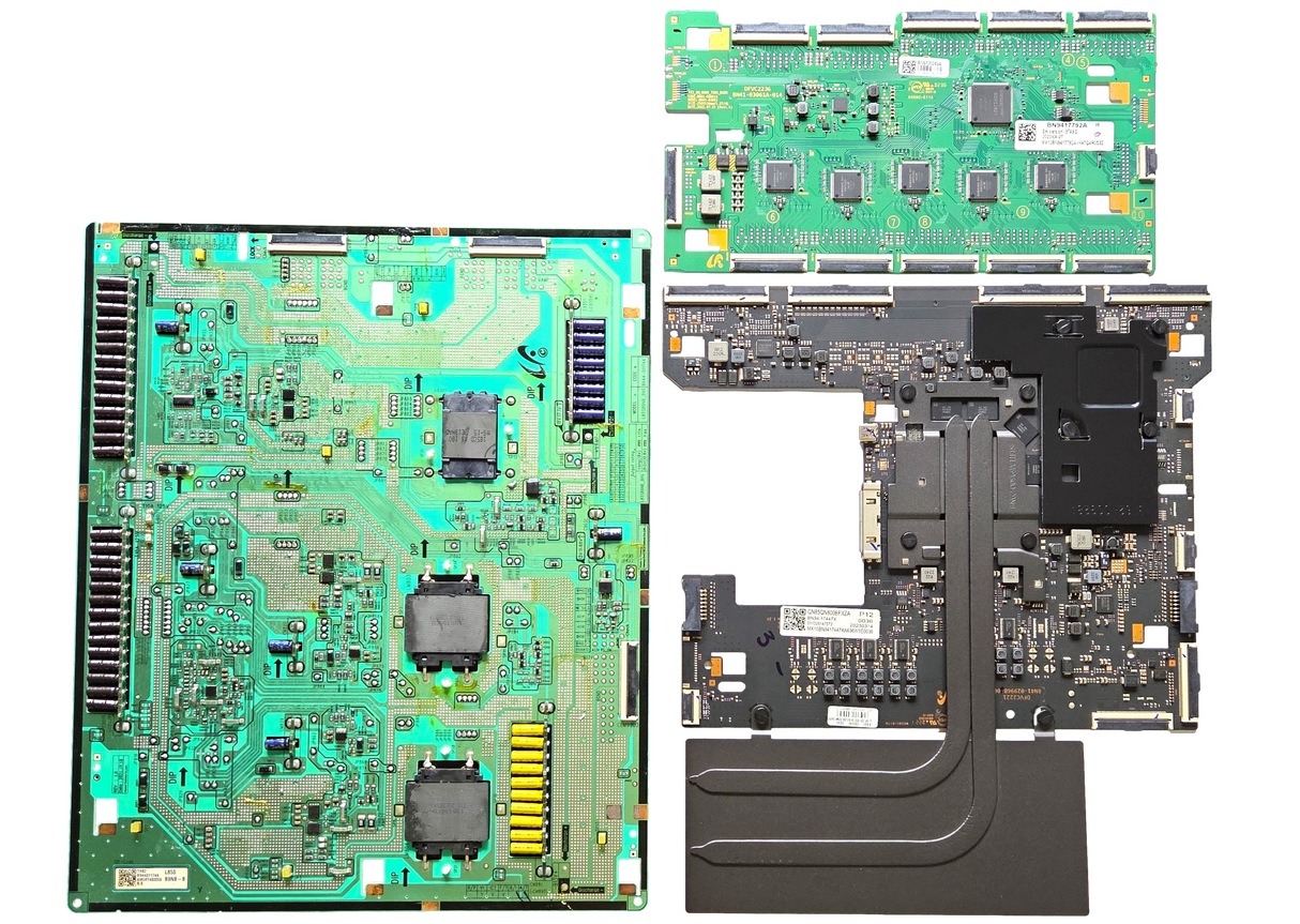 QN85QN800BFXZA Samsung TV Repair Parts Kit, BN94-17447X Main Board, BN44-01174A VSS Driver, BN94-17792A SubCon, QN85QN800BFXZA DJ08, QN85QN800BFXZA