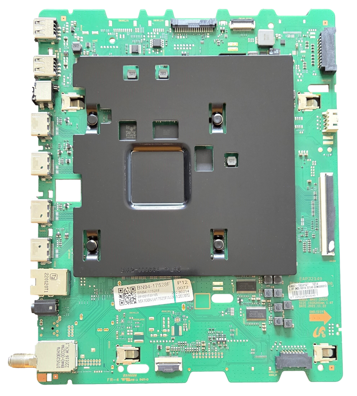 BN94-17528F Samsung Main Board, BN97-19591Q, QN55Q80BAF, QN55Q80BAFXZA, QN55Q80BAFXZC