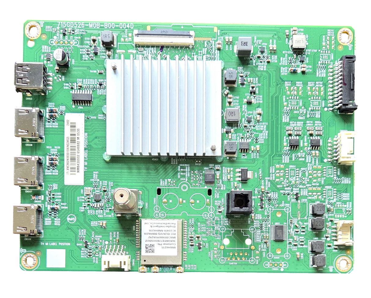 756TXNCB02K003 Vizio Main Board, (G)XNCB02K003010X, 715GD526-M0B-B00-004D, V4K43M-0801