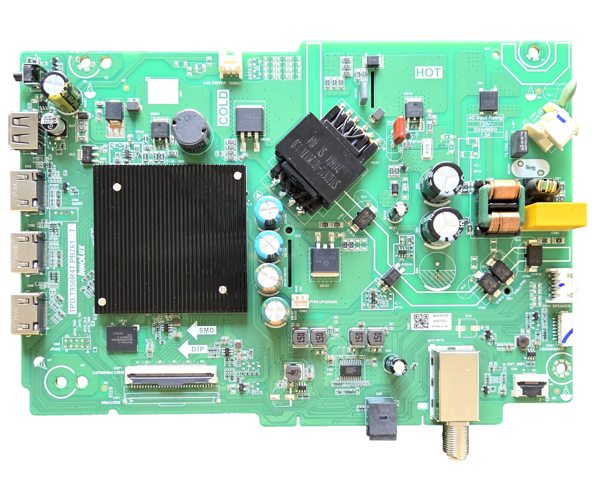 6M03A000FD00J Roku Select Series Main Board, M0009W00R, TPD.T950R4T.PB761, 40R3BX