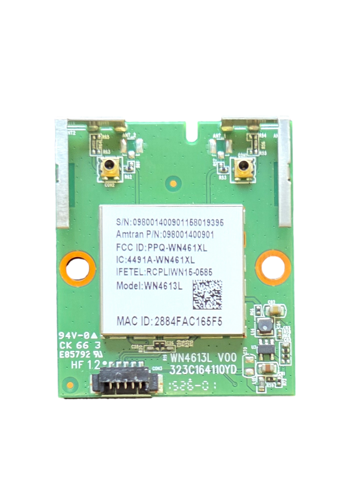 9LE098001400901 Sharp Wi-Fi Module, 098001400901, WN4613L, LC-48LE653U