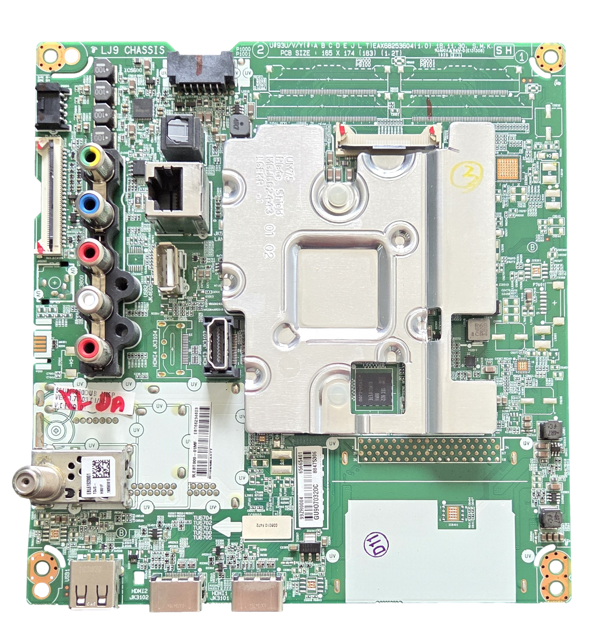EBT66234603 LG Main Board, EAX68253604(1.0), 60UM6950DUB.AUSNLJR, 60UM6950DUB