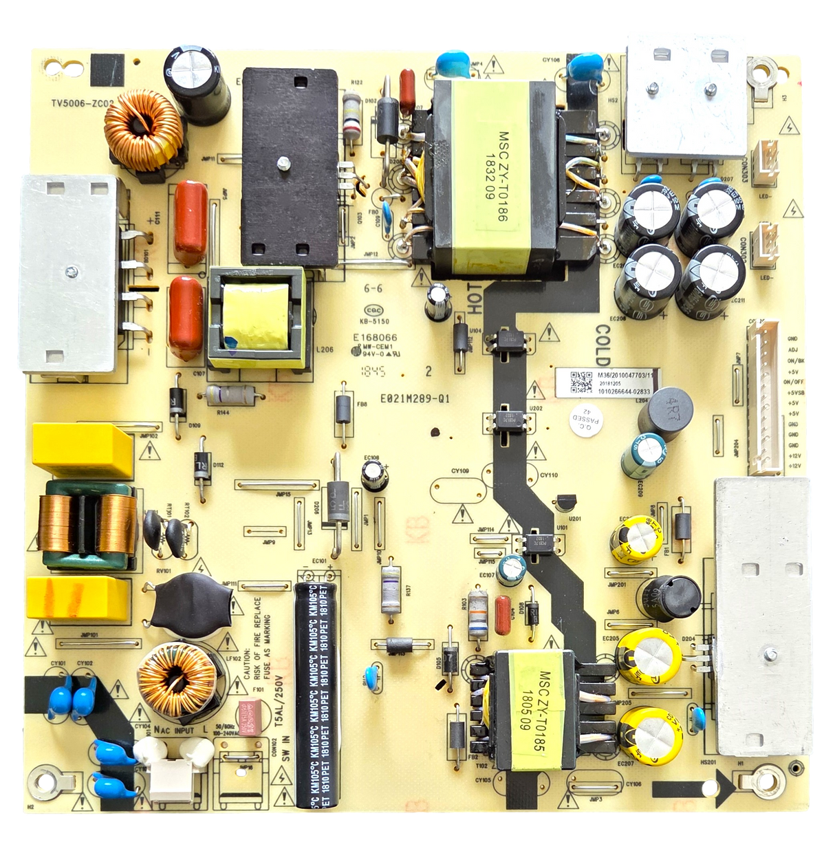 514C5006M36 Hitachi Power Supply, TV5006-ZC02-02, 58C61