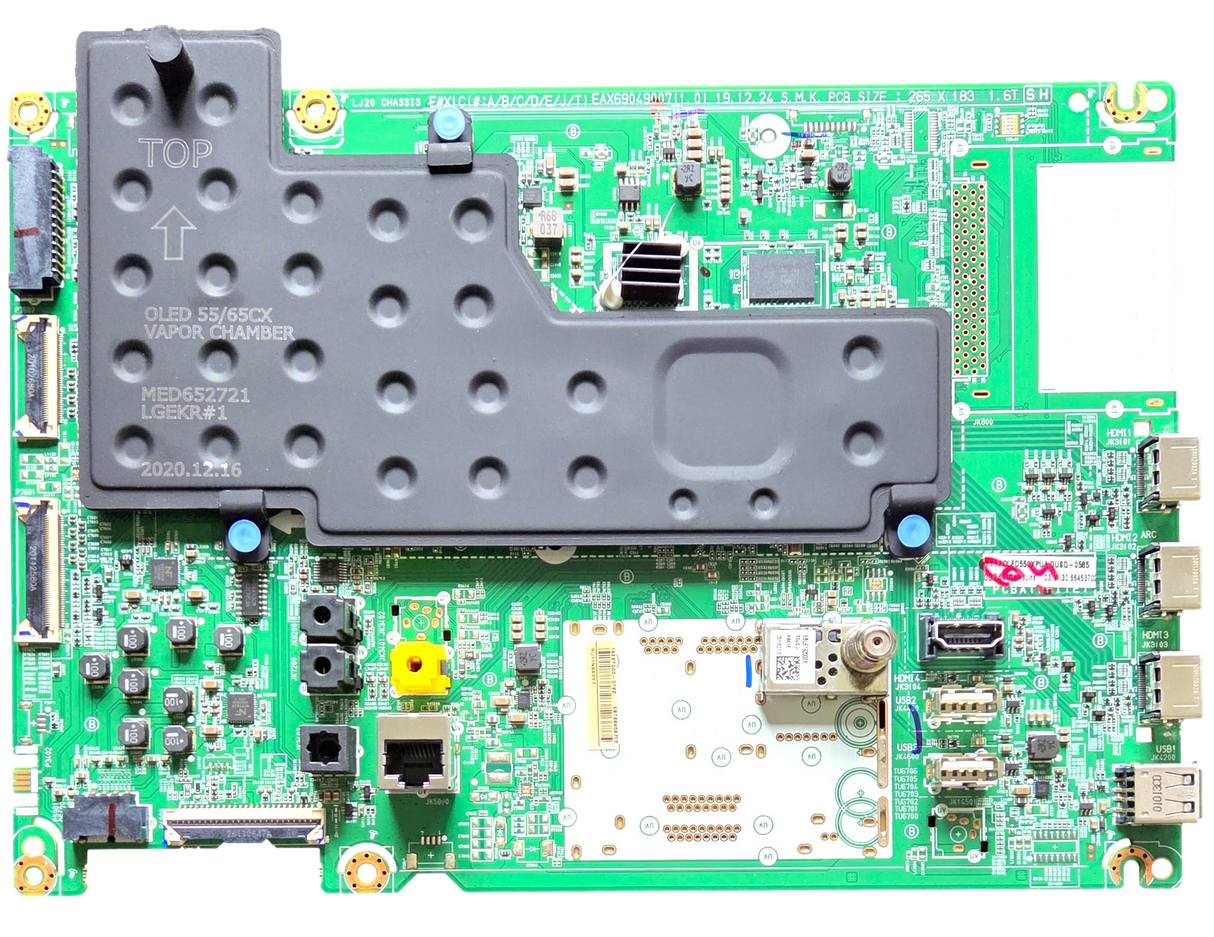 EBT66458702 LG Main Board, EAX69049007(1.0), OLED55CXPUA.DUSQLJR, OLED55CXPUA