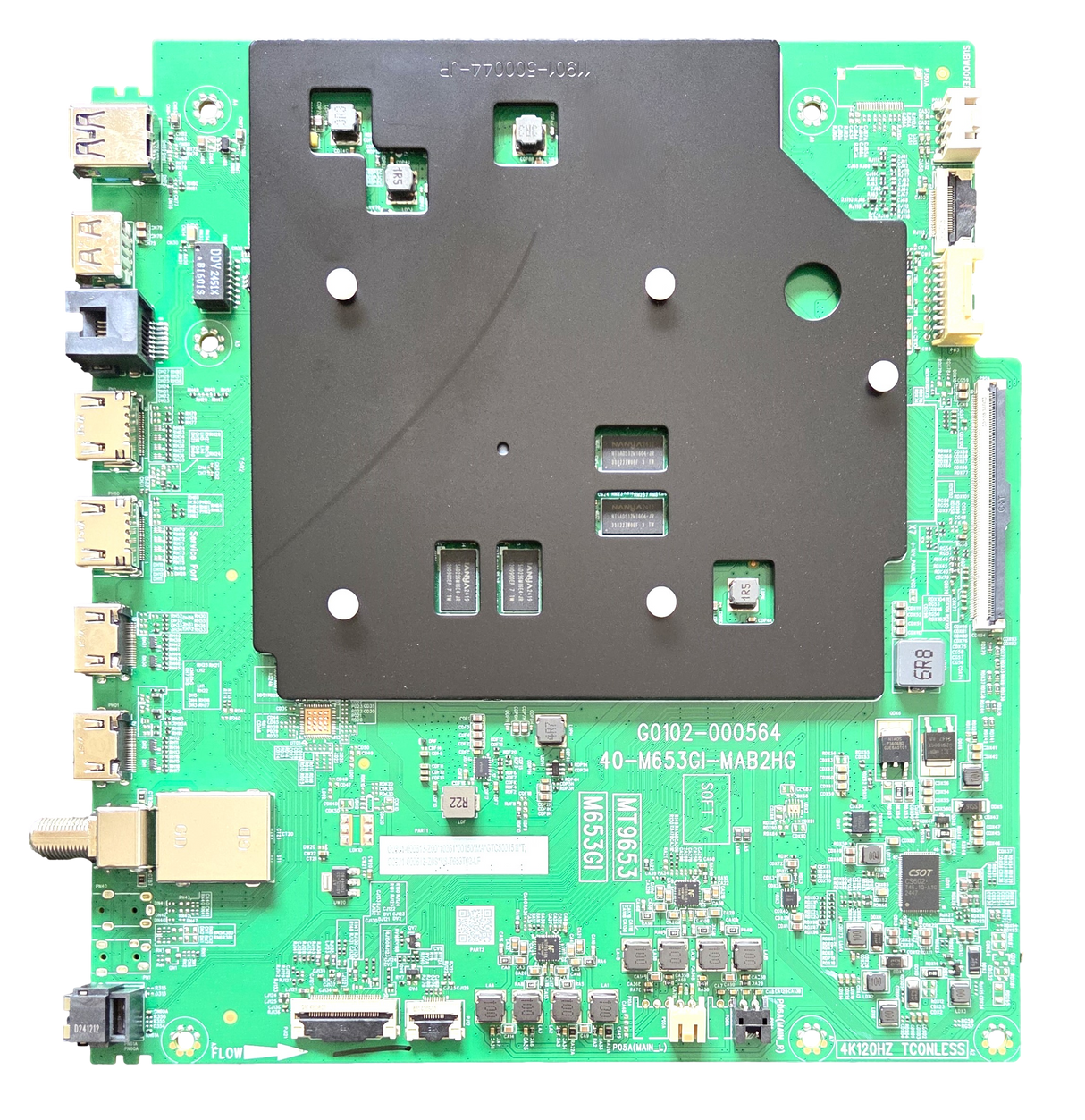 G0301-000613-Z00 TCL Main Board, G0301-000613-Z00, G0102-000564, 40-M653GI-MAB2HG, 75QM6K, 85QM6K, 85QM61K, 85QM63K