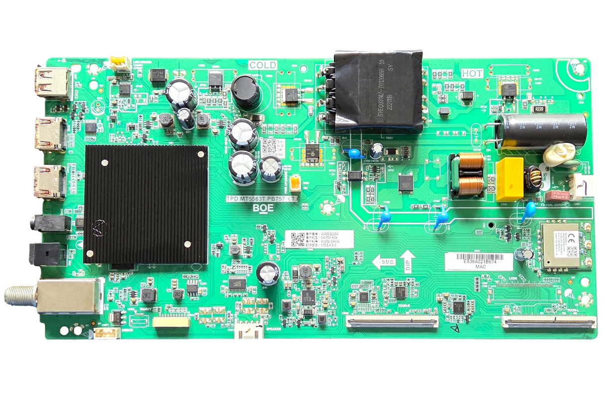 60101-04406 Vizio Main Board, TPD.MT5583T.PB757(T), D43FM-K04