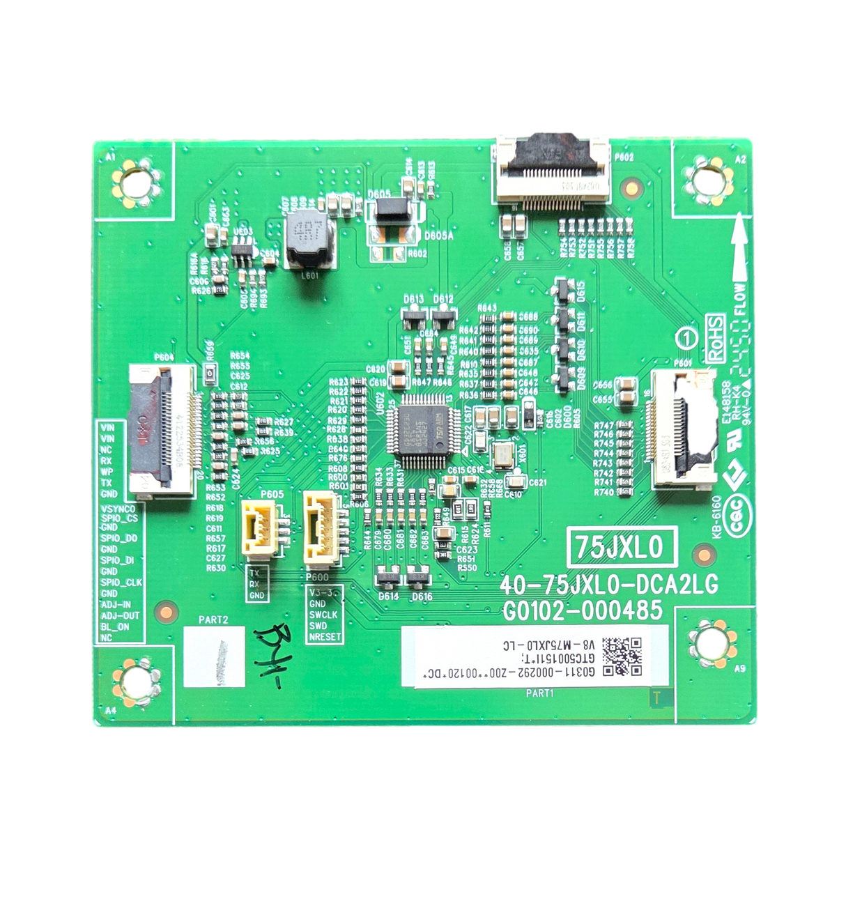 G0311-000292-Z00 TCL Circuit Board, G0311-000292-Z00, 40-75JXL0-DCA2LG, G0102-000485, 75QM6K