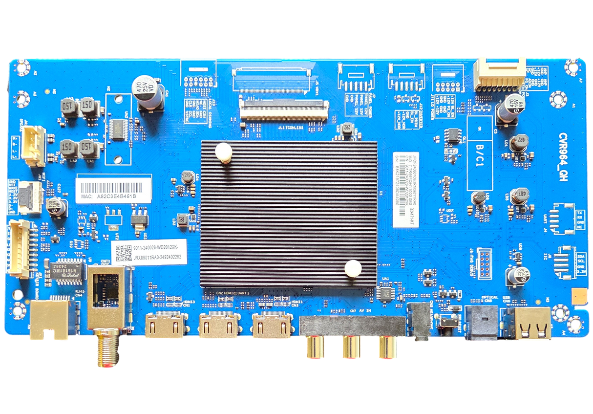 9011-240028-WD2012XK Element Main Board, Q24171-KT, CVR964_QH, E450AC58R