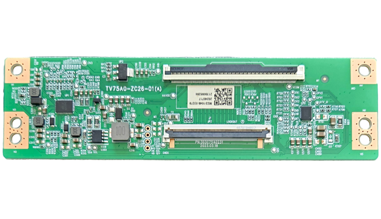 513C75A0M22 Onn T-Con, 513C75A0M22, M22, TV75A0-ZC26-01 (A), 100044717